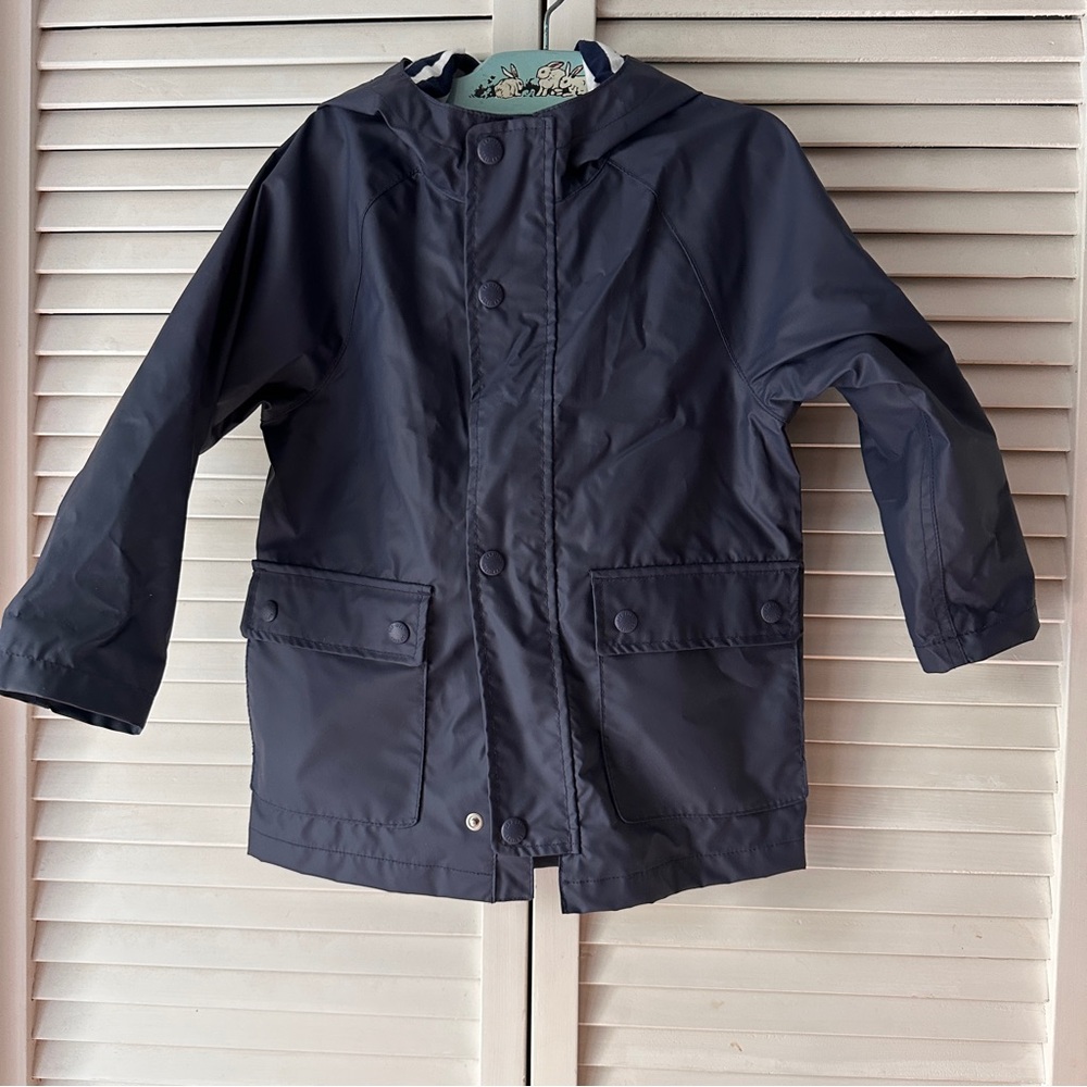 Baby Gap Navy Blue Rain Jacket, size 4